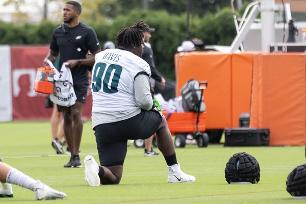 Jordan Davis 072622 Eagles Training Camp