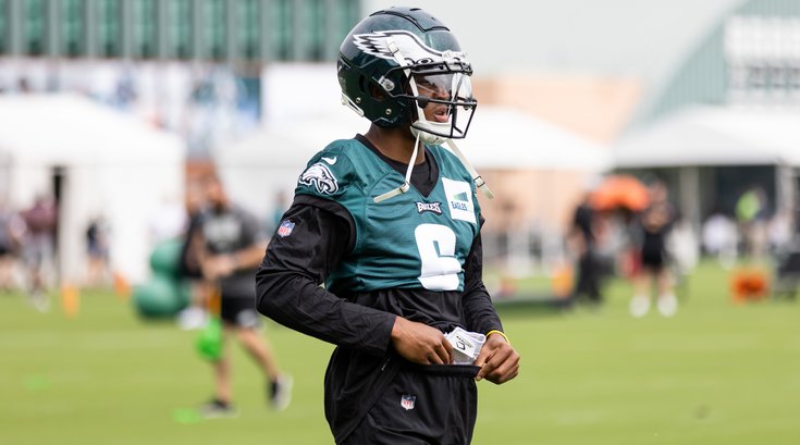 DeVonta Smith 072722 Eagles Training Camp
