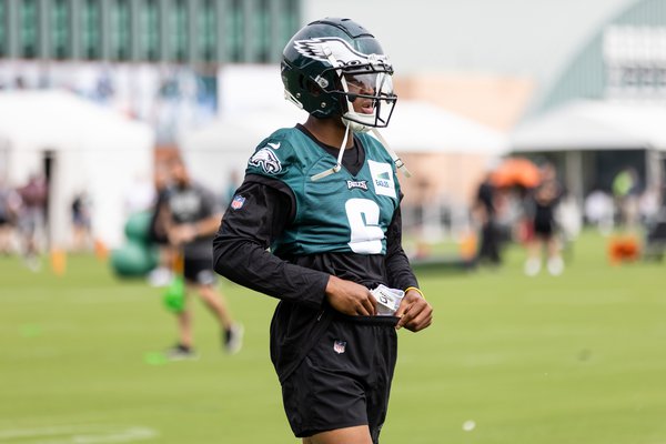 DeVonta Smith 072722 Eagles Training Camp
