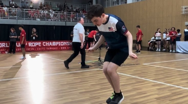 Zach Peckman jump rope