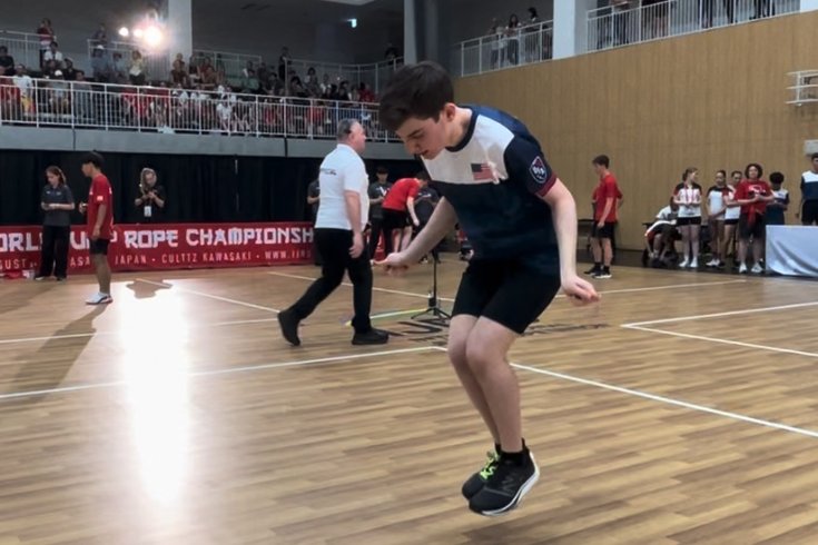 Zach Peckman jump rope