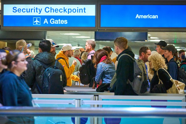 PHL Airport Security Wait-time Tracking Systems Updates Passengers With ...