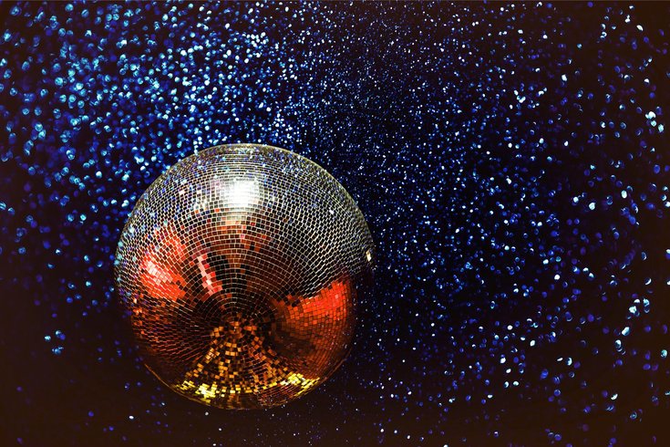 disco ball at dance party