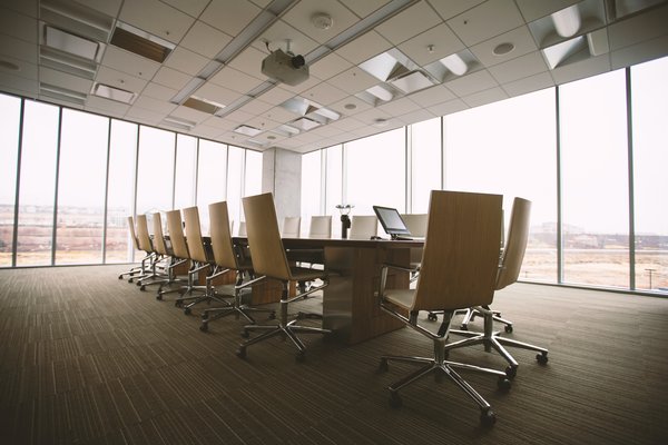 Photo of empty boardroom