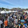 Shoppers browse the Berwyn Farmers Market in Berwyn