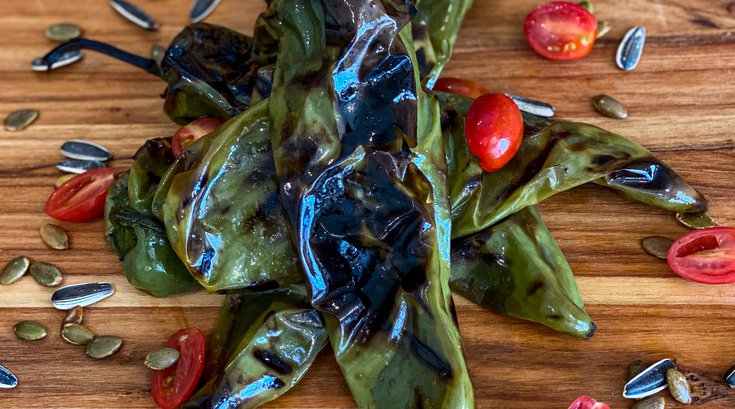 Limited - Blistered shishito peppers with miso