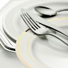 fork, knife and plates for dinner