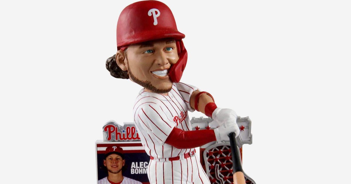 Alec Bohm Philadelphia Phillies Light The Bell Bobblehead