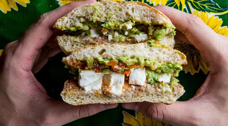 A torta from South Philly Barbacoa