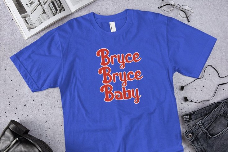 Phillies Bryce Harper t-shirt etsy