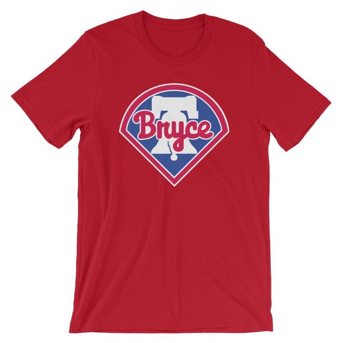 Phillies bryce harper logo tee