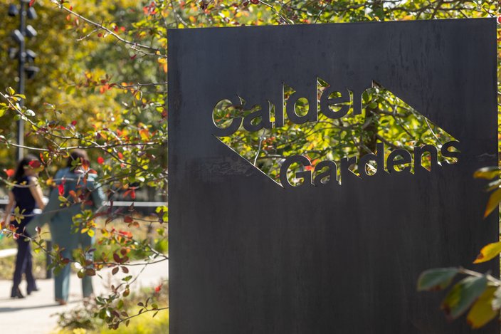 Calder Gardens sign
