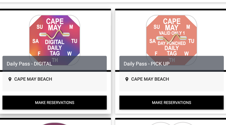Cape May digital tags