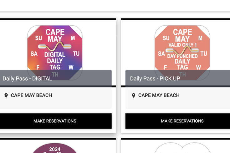 Cape May digital tags