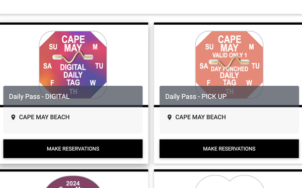Cape May digital tags