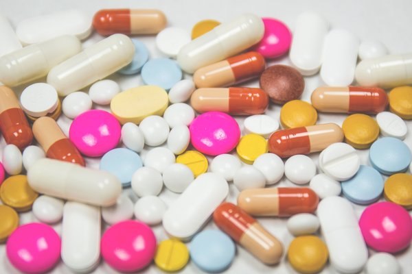 Various Vitamins on Table