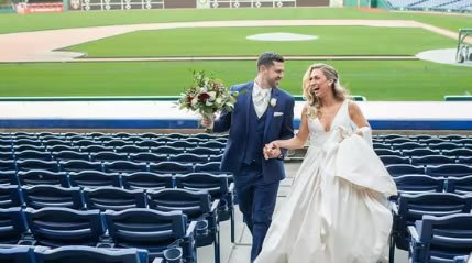 American Bridal Expo smiling couple