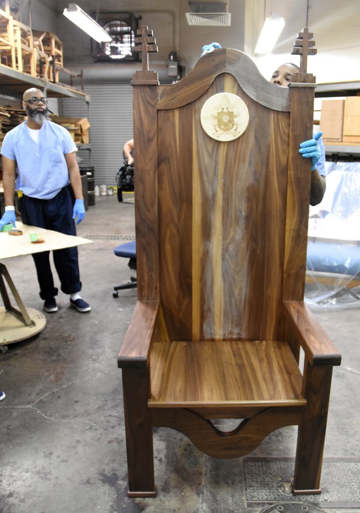 Pope Francis chair