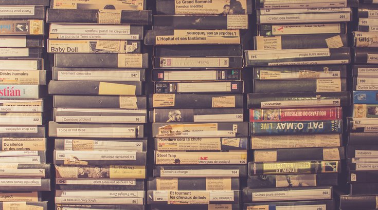 VHS tapes