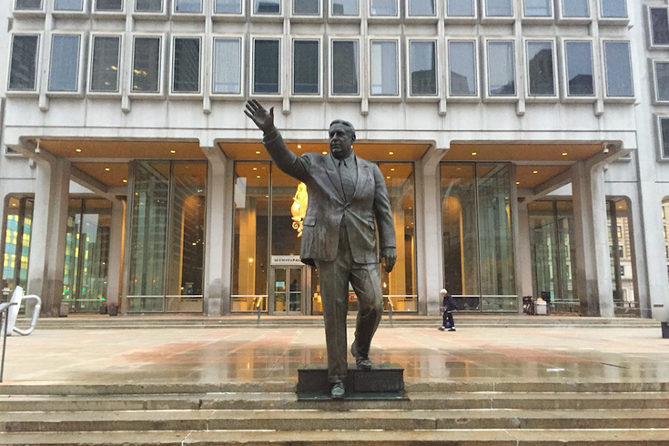 Frank Rizzo statue cleaned