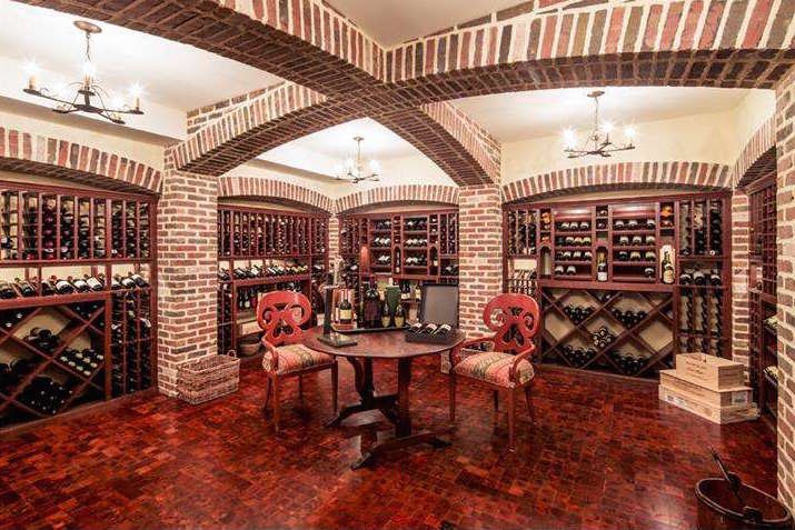 wine cellar background