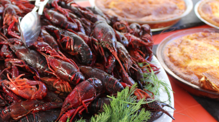 crayfish dinner American Swedisn Historical Museum