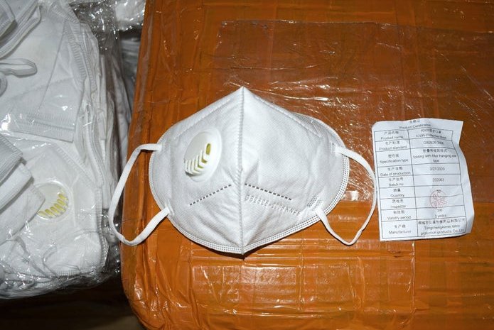 face mask shipment seized