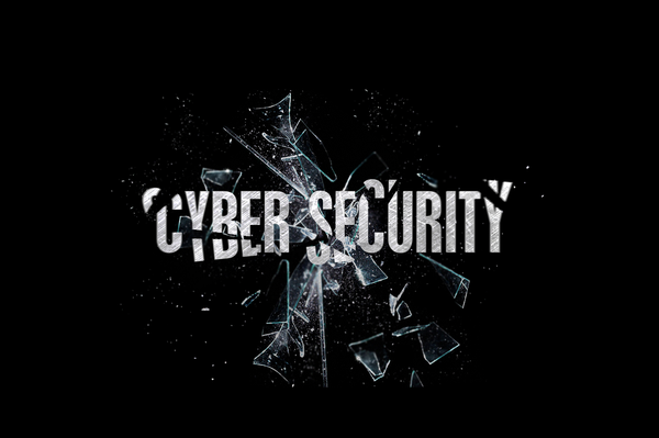 Cybersecurity text image