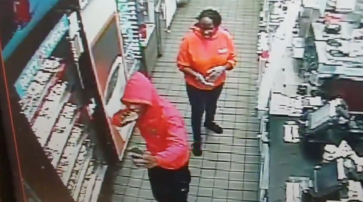 Dunkin Donuts thief dancing