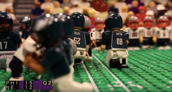 Rewatch Super Bowl LII with stop-motion Lego animation