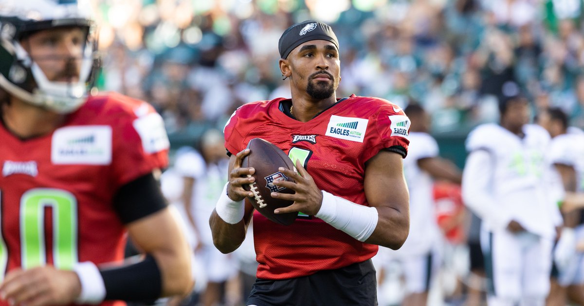 Eagles quarterback Jalen Hurts missed preseason game with stomach