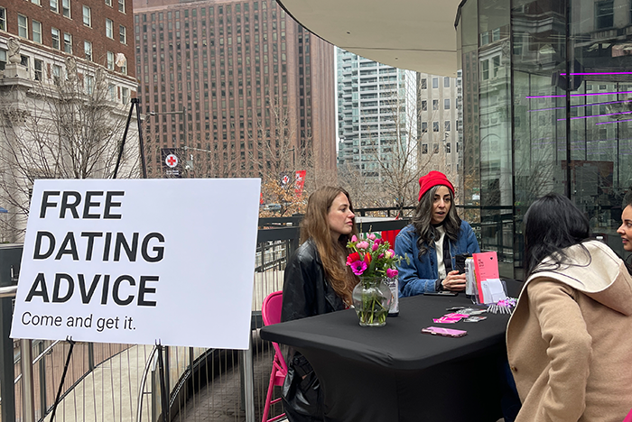 V Day MArket in Love park