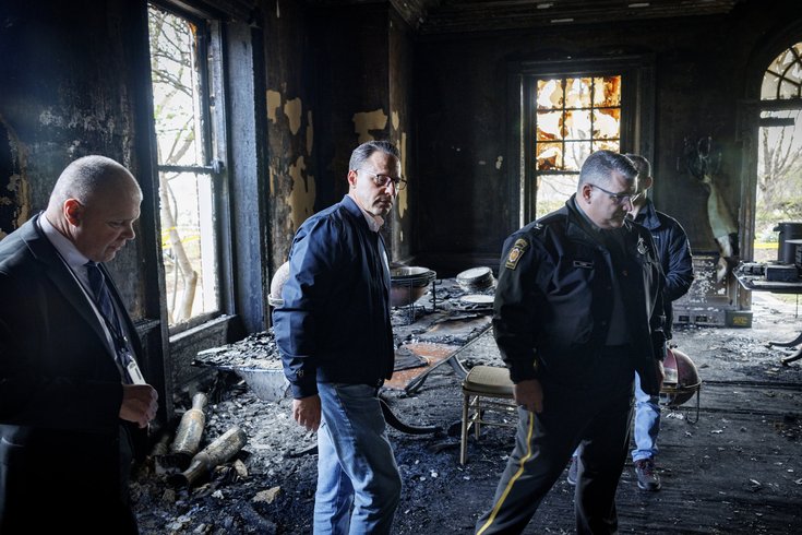 pa gov mansion arson