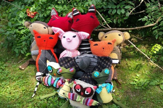 Whimsical toy line recycles sweaters into stuffed animals