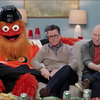 Gritty parties with Stephen Colbert in Super Bowl opener