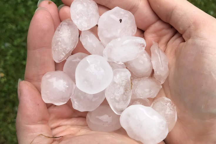 Hail philly area may 28 2019
