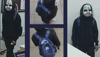 halloween mask suspect