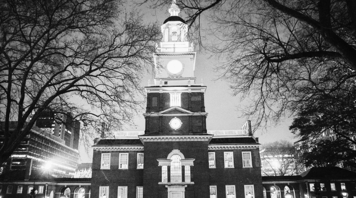 Independence Hall - Black and White Edit