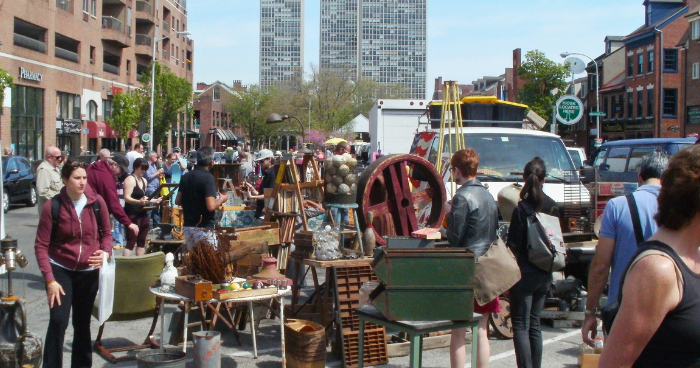More than 75 vendors will fill Headhouse Square for a vintage flea market this weekend More than 75 vendors will fill Headhouse Square for a vintage flea market this weekend