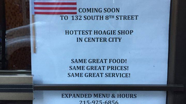 New Hoagie Shop Jewelers Row