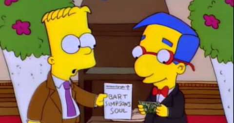 Bart sells his soul