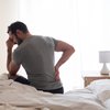 Limited - Man feeling backache after sleeping in bed
