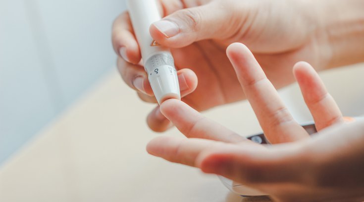 Diabetes blood sugar check