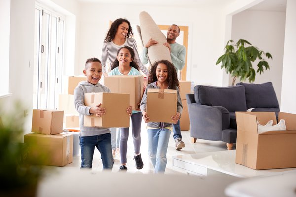 Purchased - Family moving into a home
