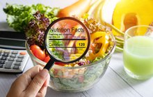 Purchased - Nutrition Labels Close up