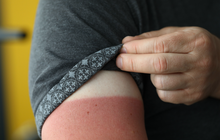 Purchased - sunburn under sleeve
