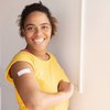 Purchased - Happy vaccinated woman