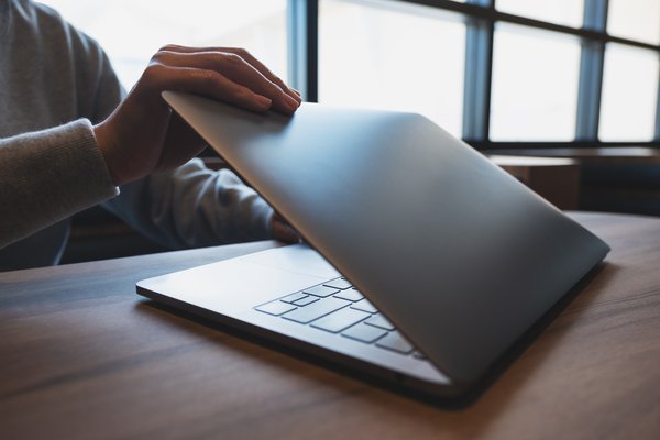 Purchased - Closing a laptopafter work
