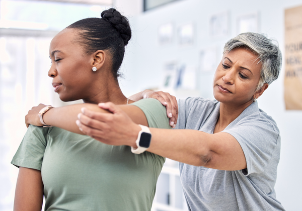 Purchased - A woman dealing with chronic pain