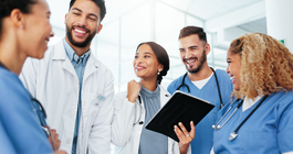 Purchased - Doctors talking amongst themselves